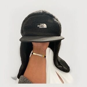 The North Face Black Sherpa Trapper Hat